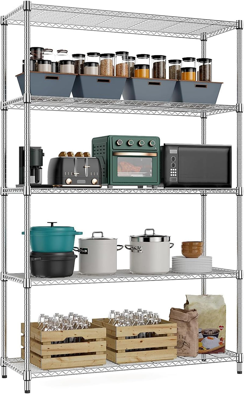 Adjustable Shelves Heavy Duty Wire Pantry Shelving