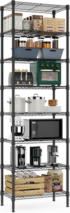 Adjustable Shelves Heavy Duty Wire Pantry Shelving