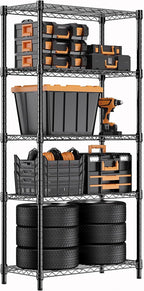 Adjustable Shelves Heavy Duty Wire Pantry Shelving