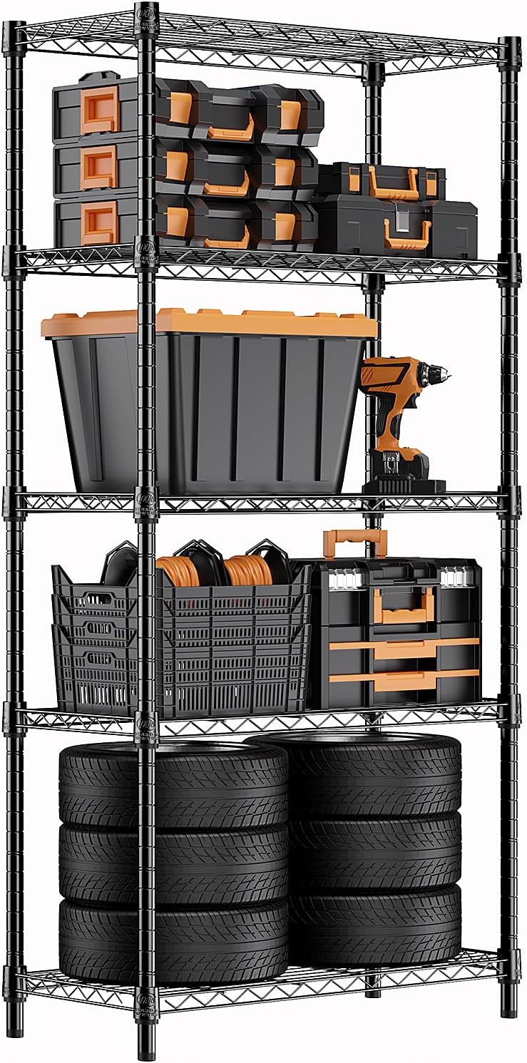 Adjustable Shelves Heavy Duty Wire Pantry Shelving