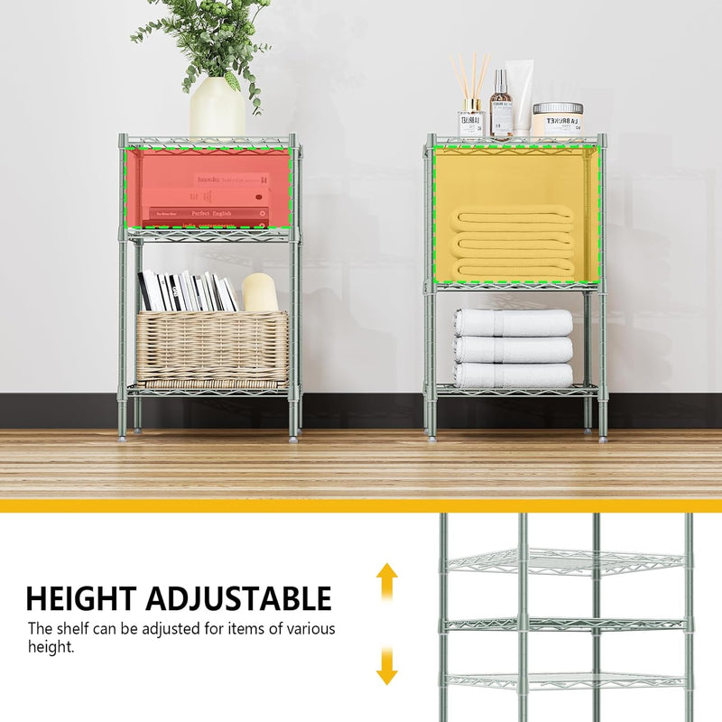 Adjustable Shelves Heavy Duty Wire Pantry Shelving