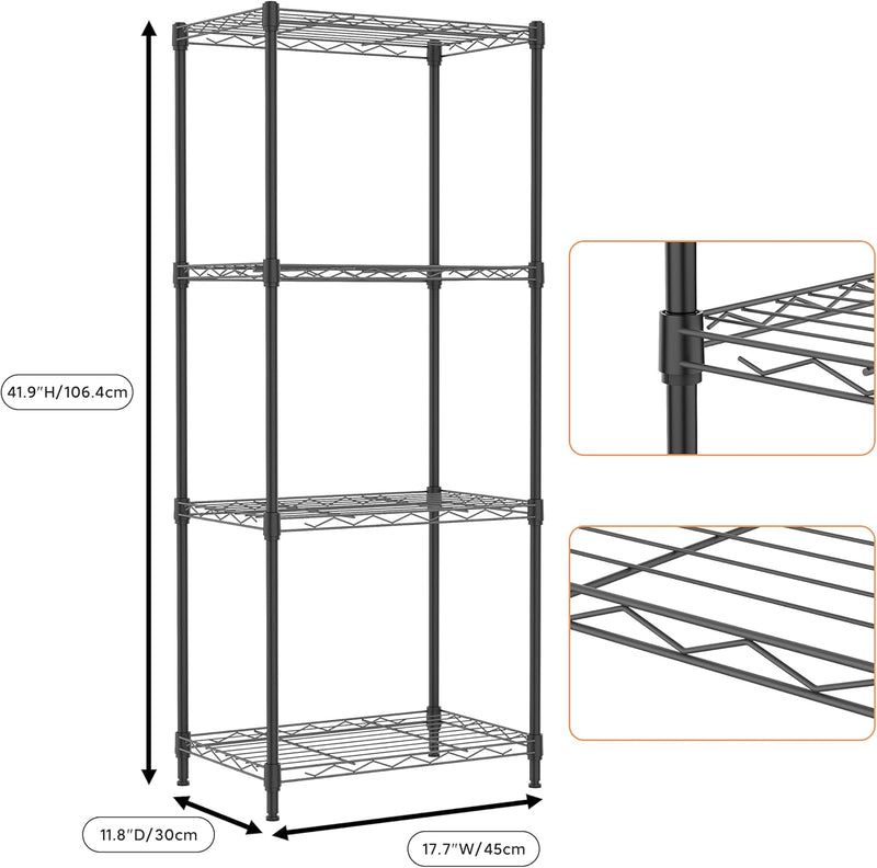 Adjustable Shelves Heavy Duty Wire Pantry Shelving