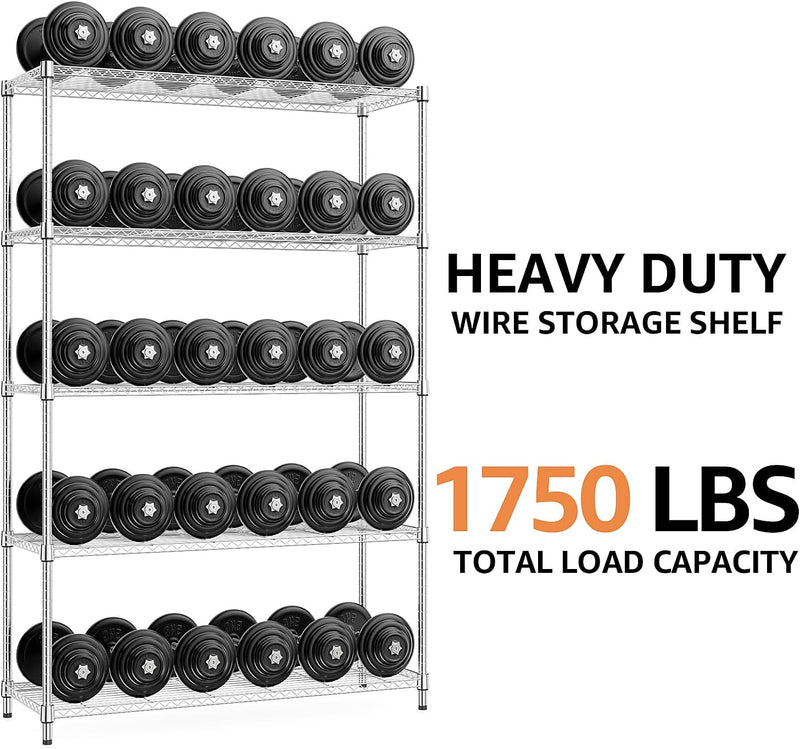 Adjustable Shelves Heavy Duty Wire Pantry Shelving