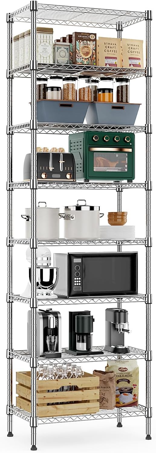 Adjustable Shelves Heavy Duty Wire Pantry Shelving