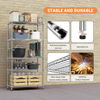 Adjustable Shelves Heavy Duty Wire Pantry Shelving