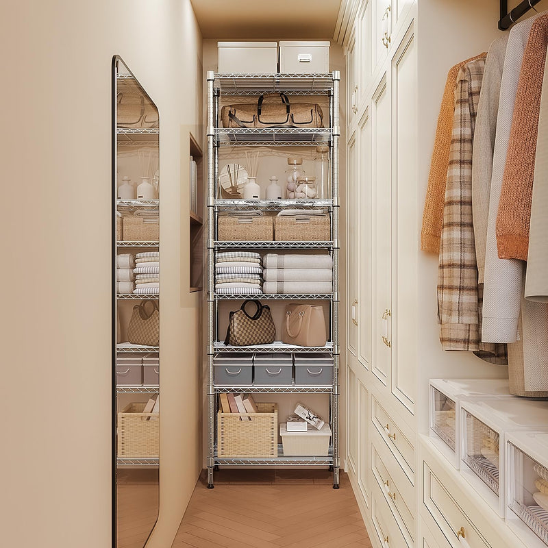 Adjustable Shelves Heavy Duty Wire Pantry Shelving