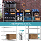 Adjustable Shelves Heavy Duty Wire Pantry Shelving