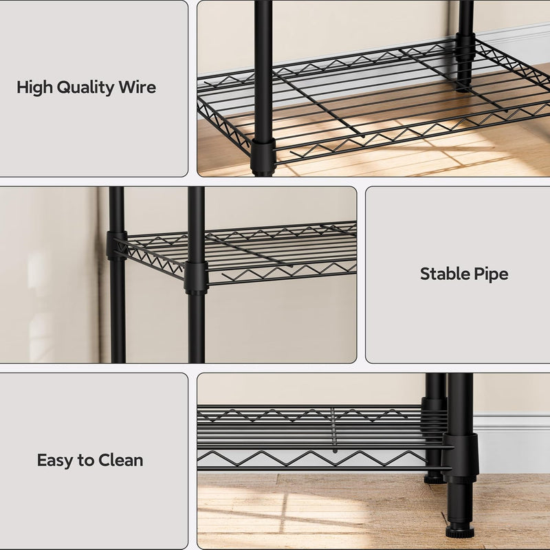 Adjustable Shelves Heavy Duty Wire Pantry Shelving