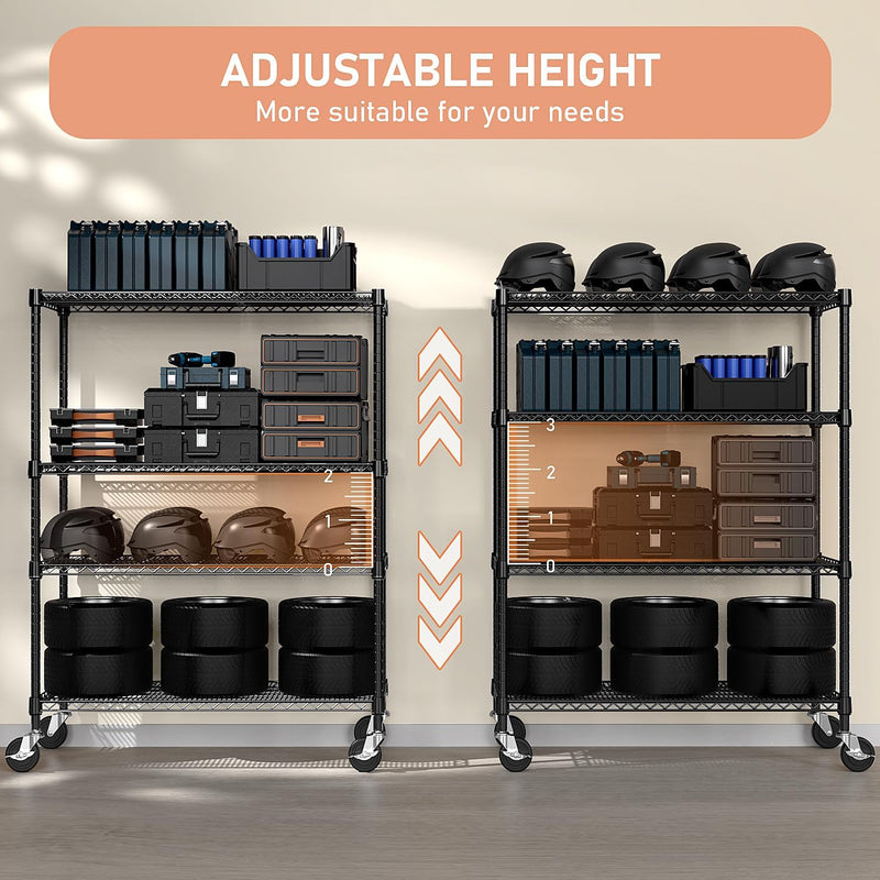Adjustable Shelves Heavy Duty Wire Pantry Shelving