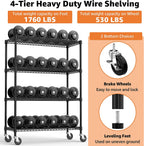 Adjustable Shelves Heavy Duty Wire Pantry Shelving