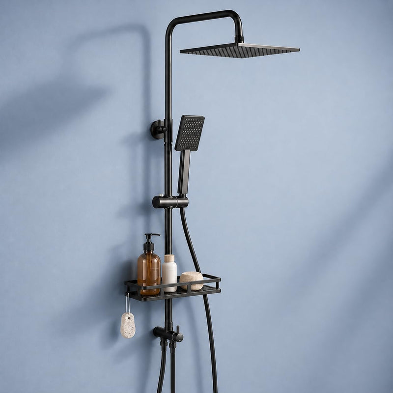 Adjustable Shower Riser Rail Kit