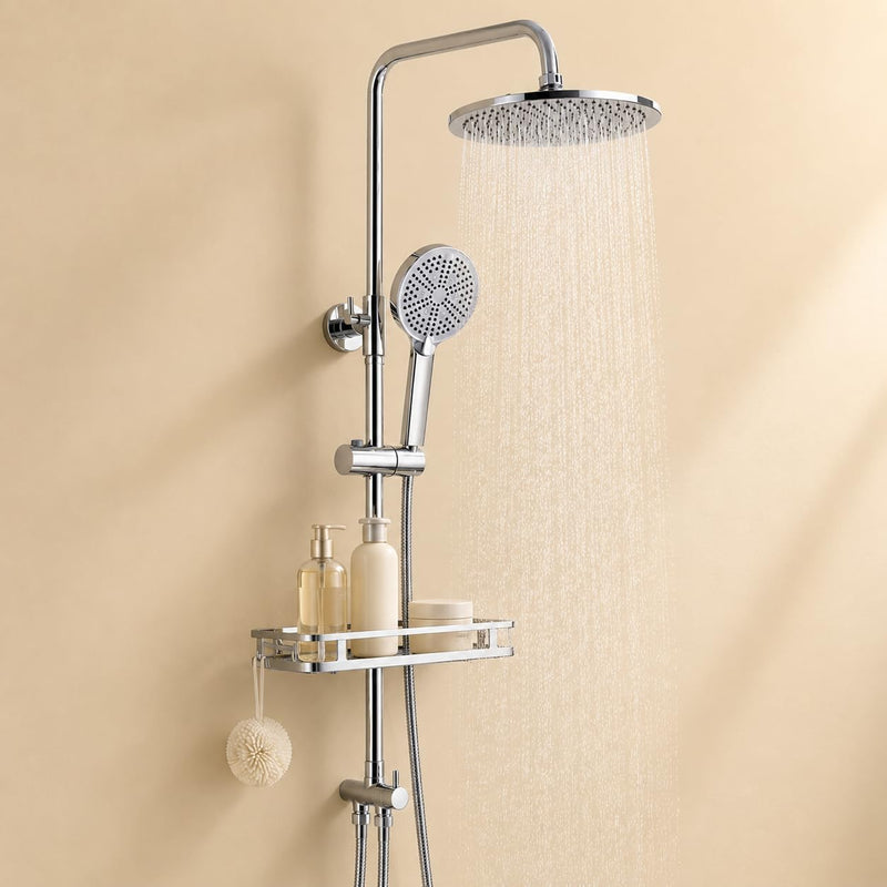 Adjustable Shower Riser Rail Kit