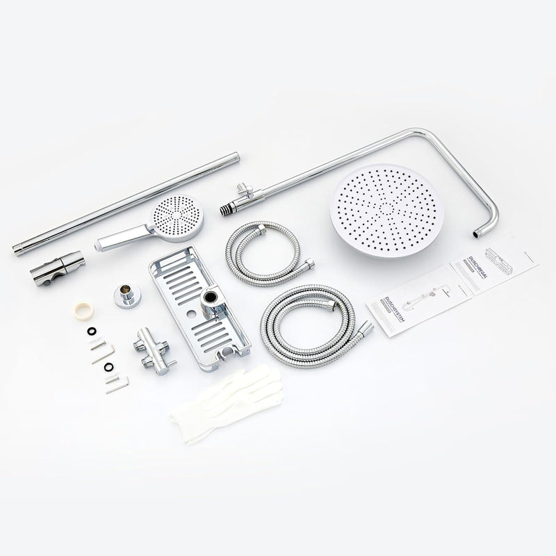 Adjustable Shower Riser Rail Kit