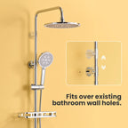 Adjustable Shower Riser Rail Kit