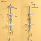 Adjustable Shower Riser Rail Kit