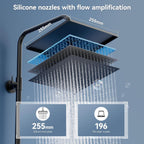 Adjustable Shower Riser Rail Kit