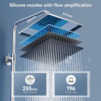 Adjustable Shower Riser Rail Kit