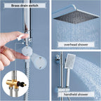 Adjustable Shower Riser Rail Kit