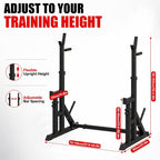 Adjustable Squat Rack 90-150CM Height