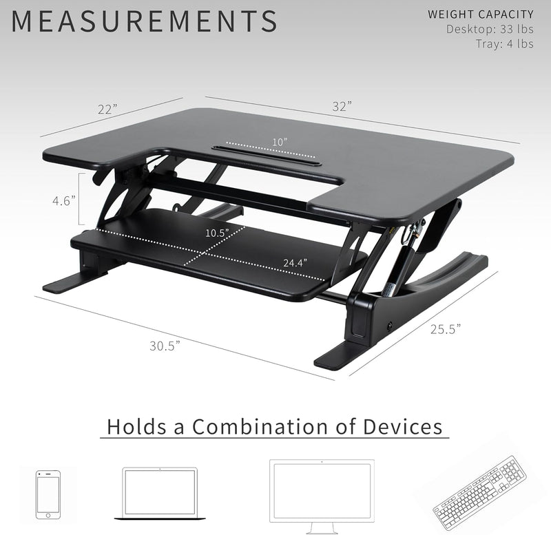 Adjustable Stand Up Desk Converter