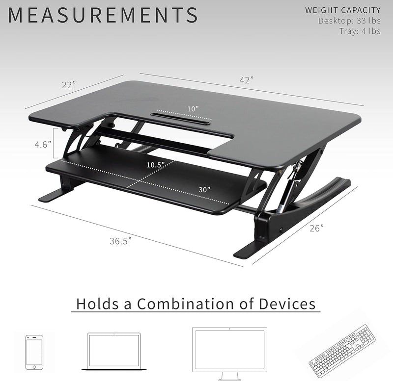 Adjustable Stand Up Desk Converter