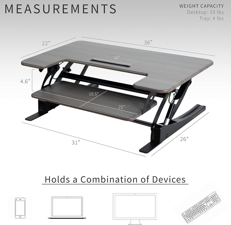 Adjustable Stand Up Desk Converter