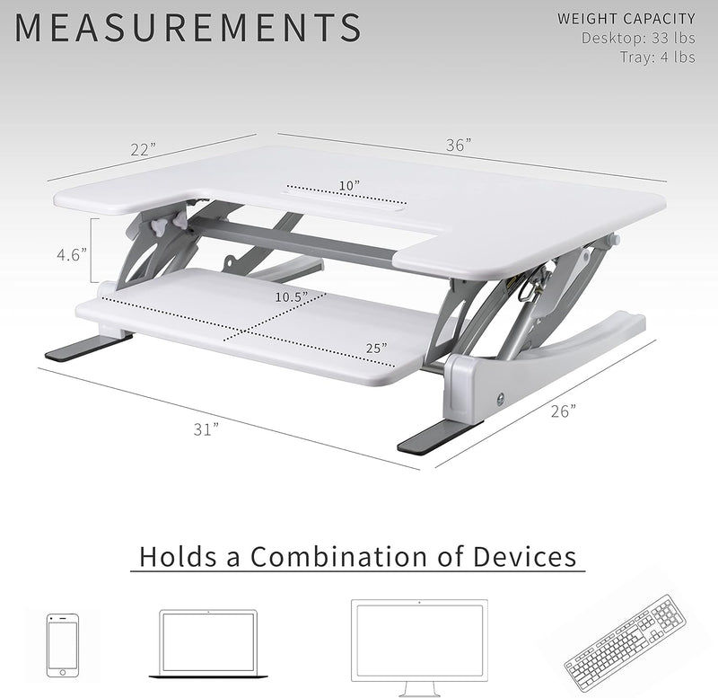 Adjustable Stand Up Desk Converter