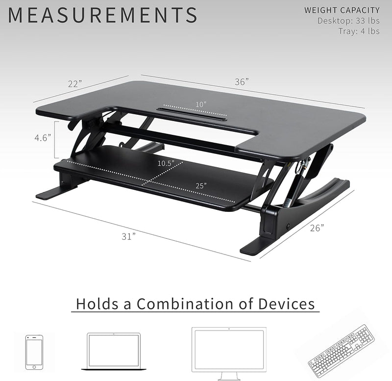 Adjustable Stand Up Desk Converter