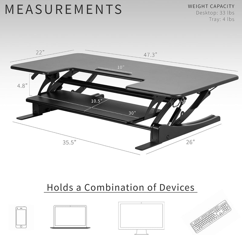 Adjustable Stand Up Desk Converter