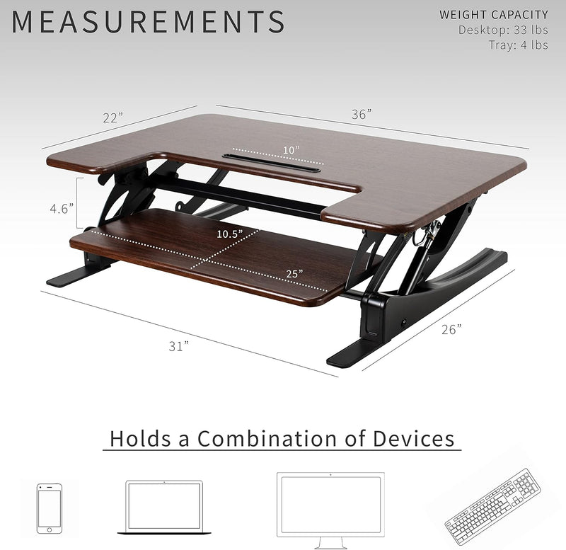 Adjustable Stand Up Desk Converter