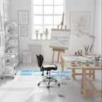 Adjustable Stools Drafting Chair with Backrest Foot Rest