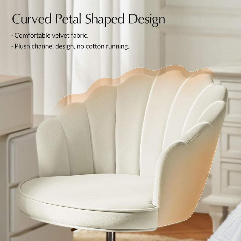 Adjustable Swivel Desk Chair with Base
