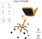 Adjustable Swivel Desk Chair with Base