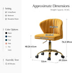Adjustable Swivel Desk Chair with Base