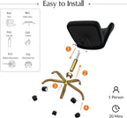 Adjustable Swivel Desk Chair with Base