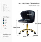 Adjustable Swivel Desk Chair with Base