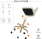 Adjustable Swivel Desk Chair with Base