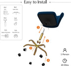 Adjustable Swivel Desk Chair with Base