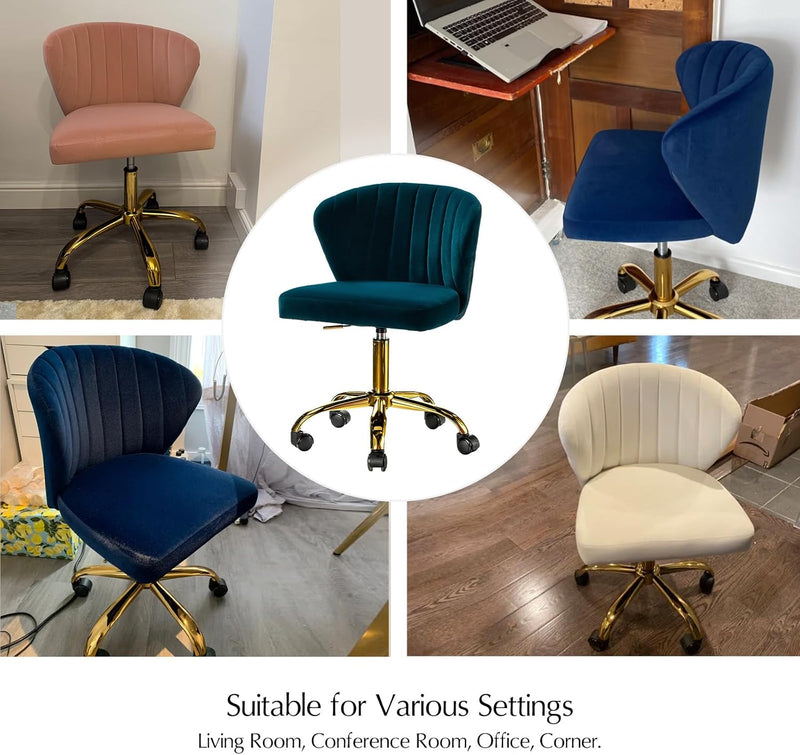 Adjustable Swivel Desk Chair with Base