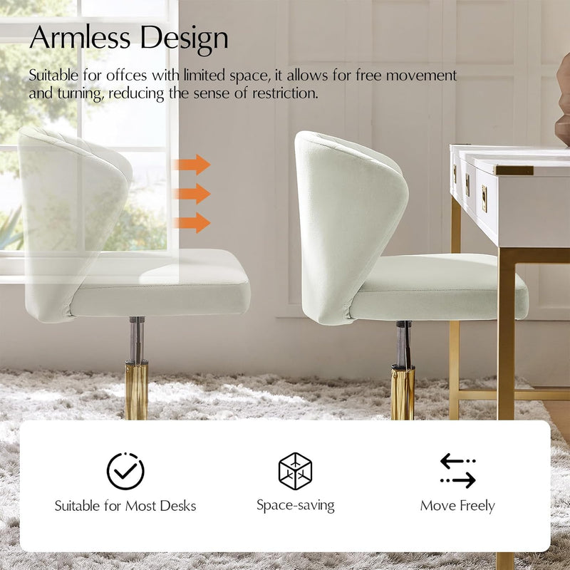 Adjustable Swivel Desk Chair with Base
