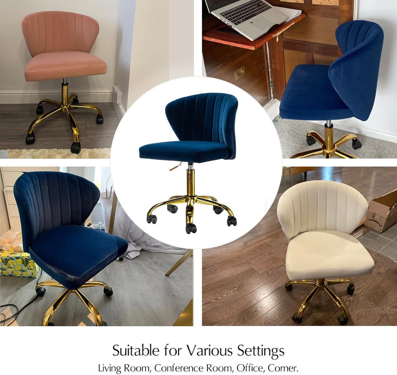 Adjustable Swivel Desk Chair with Base