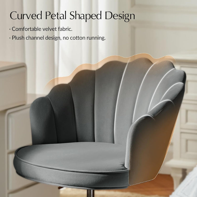 Adjustable Swivel Desk Chair with Base
