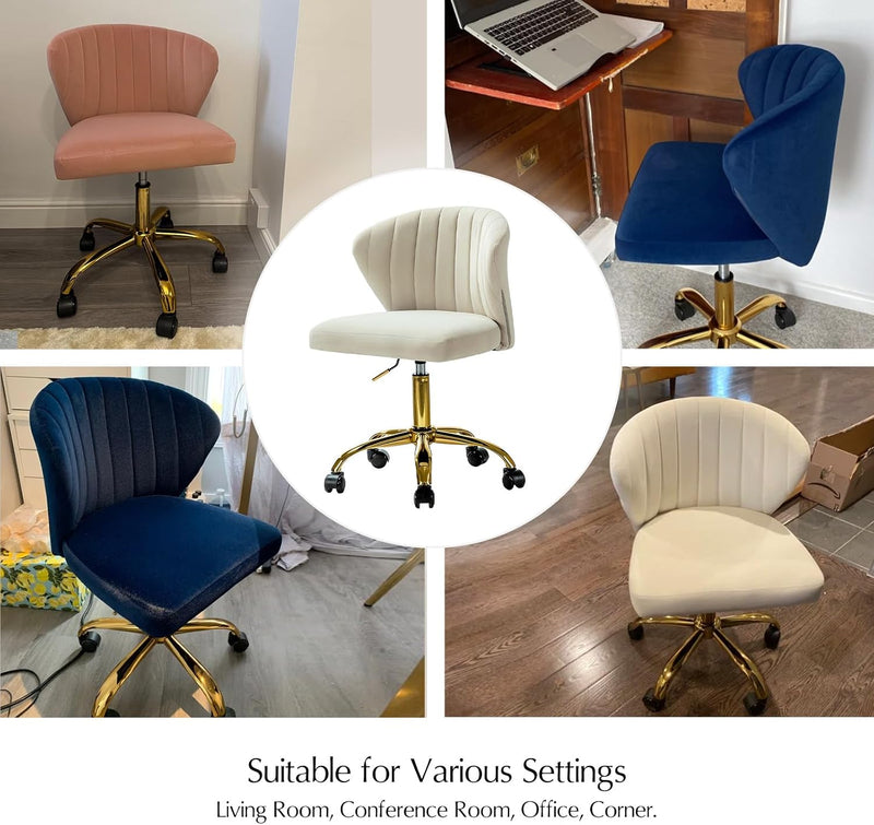 Adjustable Swivel Desk Chair with Base