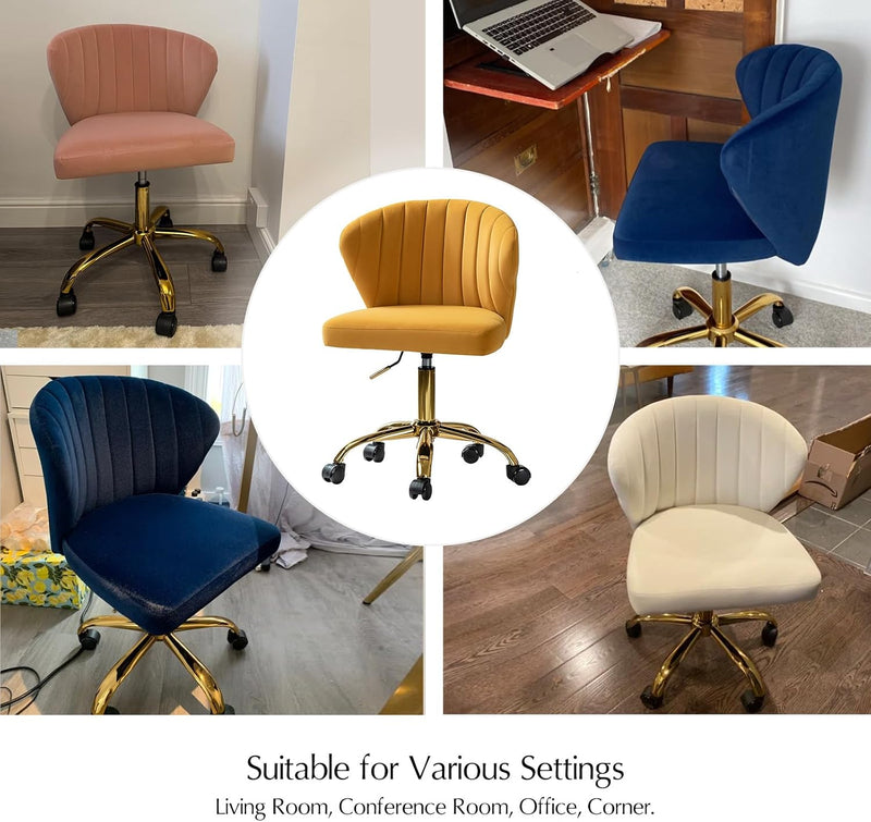 Adjustable Swivel Desk Chair with Base