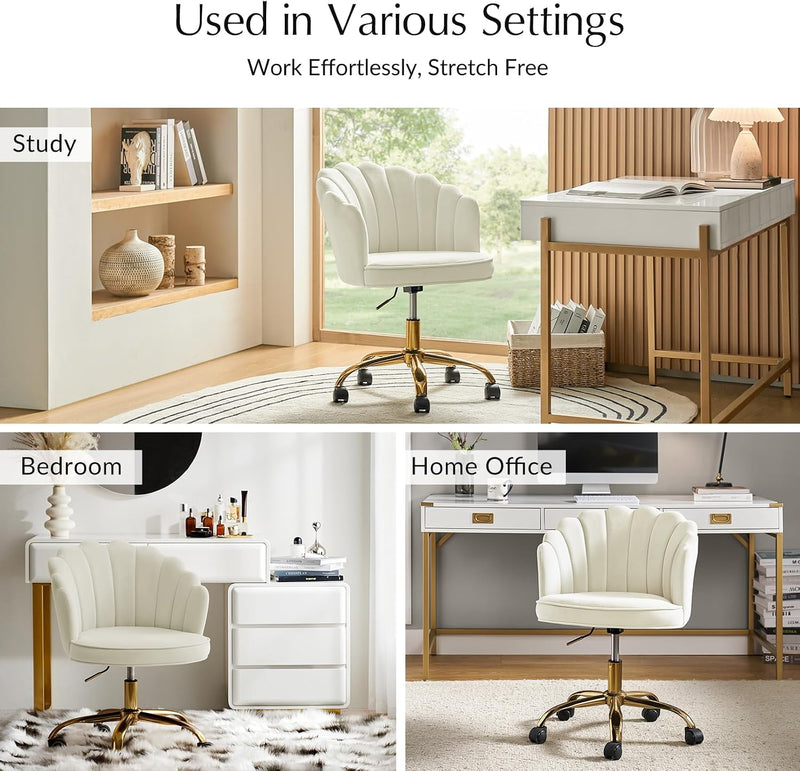 Adjustable Swivel Desk Chair with Base