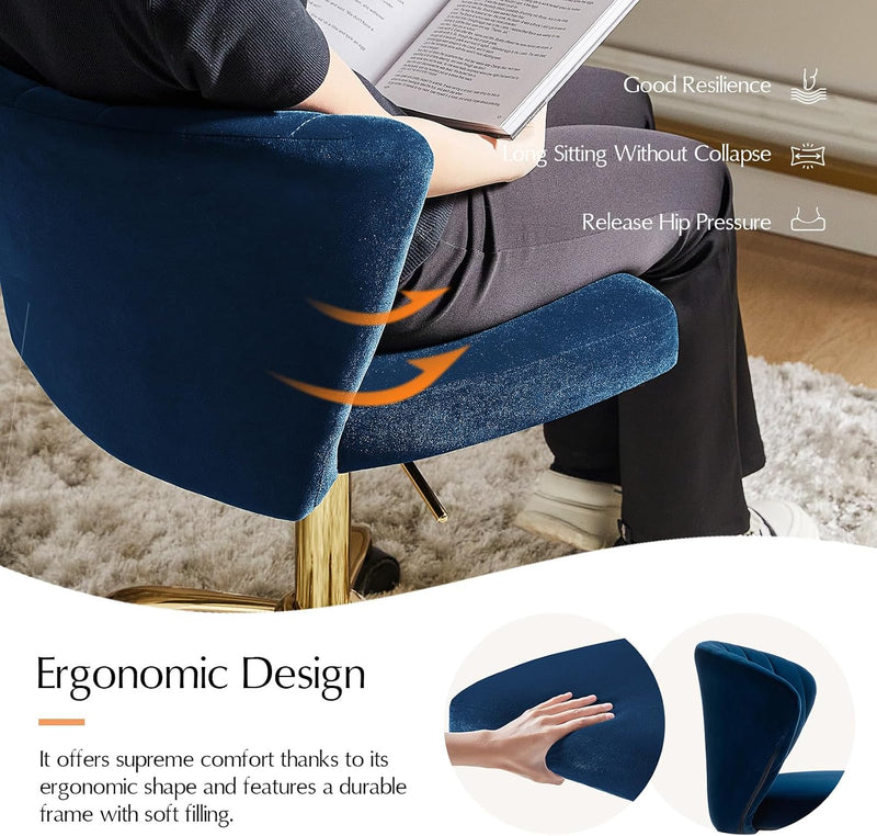 Adjustable Swivel Desk Chair with Base