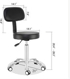 Adjustable Swivel High Desk Stool Chair for Beauty