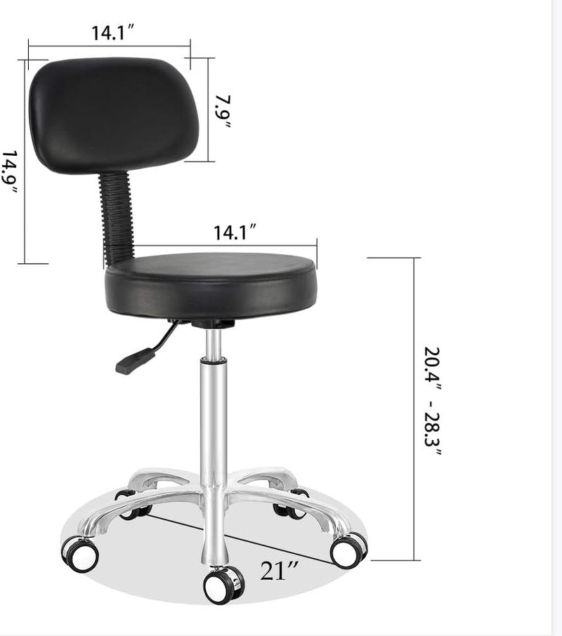 Adjustable Swivel High Desk Stool Chair for Beauty