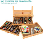 Adjustable Tabletop Easel with Drawer and Palette Solid