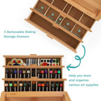 Adjustable Tabletop Easel with Drawer and Palette Solid